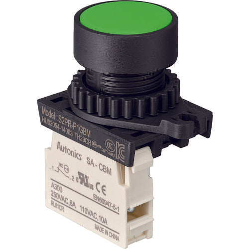 Push-Button Switch  25P-1BM-GN  TRUSCO