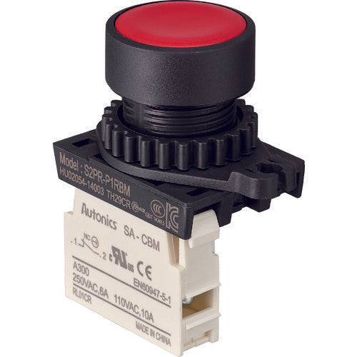 Push-Button Switch  25P-1BM-R  TRUSCO