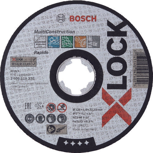 X-LOCK CUTTING WHEEL  2608619270  BOSCH
