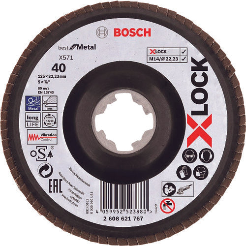 X-LOCK Flap Disc  2608621767  BOSCH