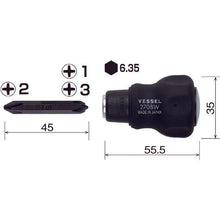 Load image into Gallery viewer, Combi Plus Stubby Screwdriver  270BW-123  VESSEL
