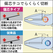 Load image into Gallery viewer, High Leverage Side Cutting Pliers  0300020040009  FUJIYA
