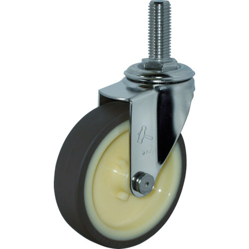 Screw type Nylon Wheel Urethane Caster(320EA Series)  320EA-UR75 BAR01  HAMMER CASTER