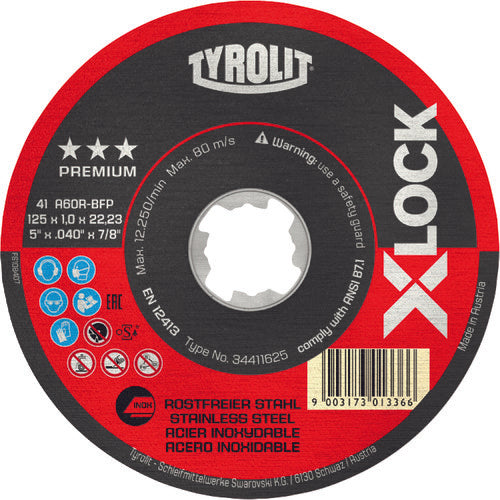 X-LOCK Cutting Grindstone Premium Line  34411625  TYROLIT