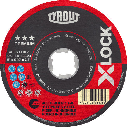 X-LOCK Cutting Grindstone Premium Line  34411626  TYROLIT