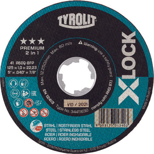 X-LOCK Cutting Grindstone Premium Line  34411630  TYROLIT