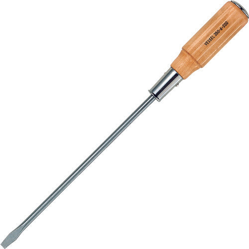 Tang Thru Screwdriver with Wood Handle  350-6-200  VESSEL