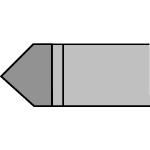 Load image into Gallery viewer, Carbide Brazed Tool for Lathes  K10 35-0  SANWA
