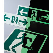 Load image into Gallery viewer, Emergency Exit Guidance Sign Passageway  360801  GREEN CROSS
