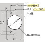 Load image into Gallery viewer, OLYMPIA Concealed Hinge  160-026-835  SUGATSUNE
