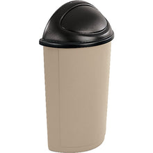 Load image into Gallery viewer, Untouchable Half-Round Lid, with Swing Door  362007  Rubbermaid
