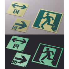 Load image into Gallery viewer, Emergency Exit Guidance Sign Passageway  364961  GREEN CROSS
