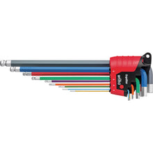 Load image into Gallery viewer, Hexagonal Ball End L-Keys in Flourescent Color  369E9F  wiha
