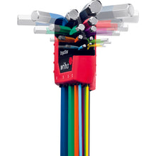 Load image into Gallery viewer, Hexagonal Ball End L-Keys in Flourescent Color  369E9F  wiha
