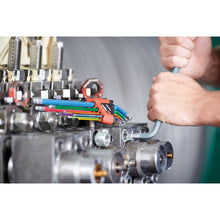 Load image into Gallery viewer, Hexagonal Ball End L-Keys with Magic Ring in Flourescent Color  369RE9F  wiha
