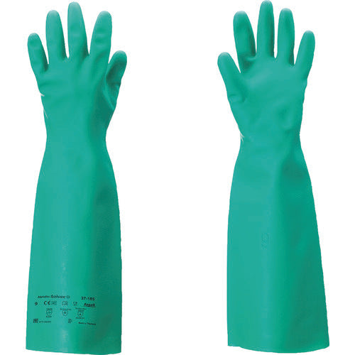 Chemical-Resistant Gloves AlphaTec Solvex 37-185  37-185-10  Ansell