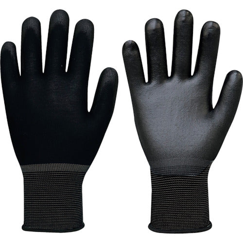 PU Palm Coated Gloves  406-L-BLK  FUKUTOKU