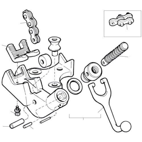 Parts for Top Screw Chain Vice  40970  RIDGE