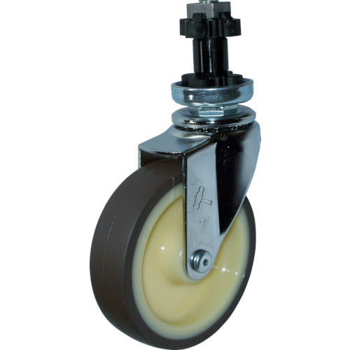 Pipe Insertion type Urethane Caster(EN Series)  4202EN-UB100 BAR01  HAMMER CASTER