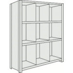 Load image into Gallery viewer, Light-Duty Shelving c/w Shelf Divider(Height:1200mm 1500mm)  43V-34  TRUSCO
