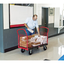 Load image into Gallery viewer, Side-Panel Platform Truck  448607  Rubbermaid

