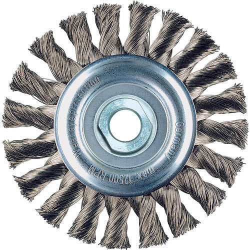 Knotted Wheel Brush  471114  LESSMANN