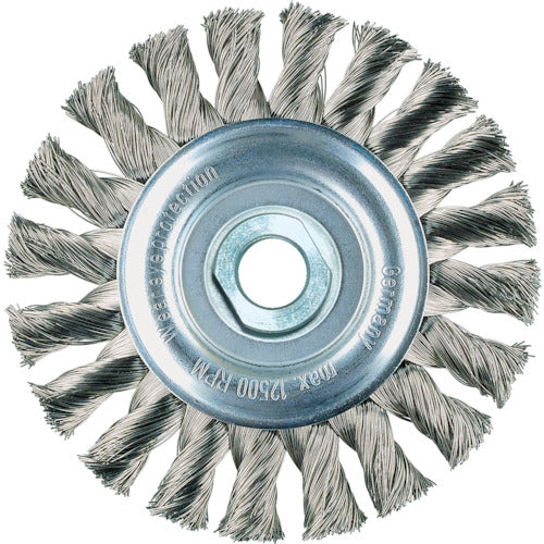 Knotted Wheel Brush  471214  LESSMANN