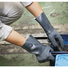 Load image into Gallery viewer, NBR Oil-resistant Long Gloves  502-3L  Towaron

