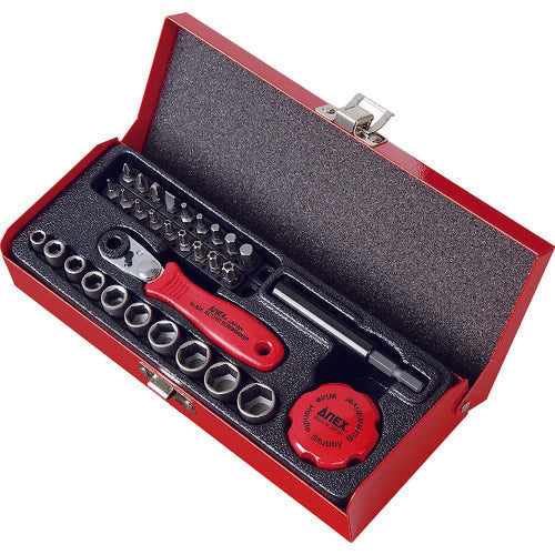 Compact Ratchet Screwdriver  525-28B  ANEX