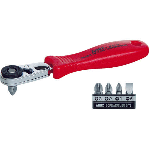 Compact Ratchet Screwdriver  525-5B  ANEX