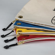 Load image into Gallery viewer, Canvas Bag with Zipper, Large Assorted Colors, 3 Pack  5539LCPAK  KLEIN
