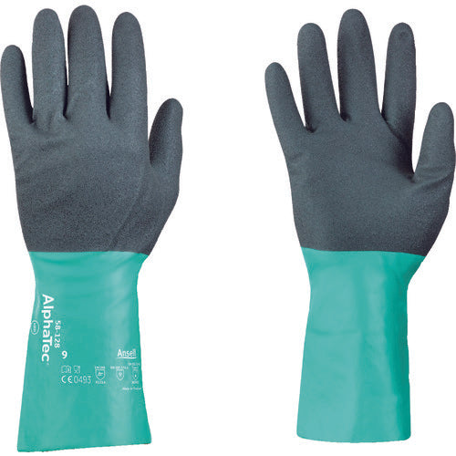 Chemical-Resistant Gloves AlphaTec 58-128  58-128-10  Ansell