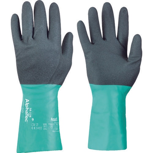 Chemical-Resistant Gloves AlphaTec 58-128  58-128-9  Ansell