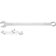Load image into Gallery viewer, Long Combination Wrench  600LG-19  HAZET
