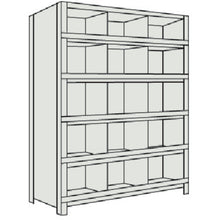 Load image into Gallery viewer, Light-Duty Shelving c/w Shelf Divider(Height:1800mm)  63V-56  TRUSCO
