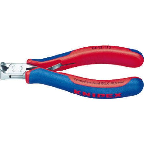 Electronics End Cutting Nippers  6412-115  KNIPEX