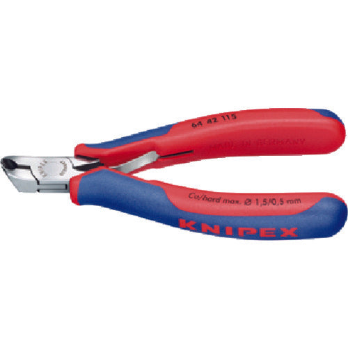 Electronics End Cutting Nippers  6442-115  KNIPEX