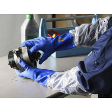Load image into Gallery viewer, PVC Oil-resistant Gloves wth Armcover  657-LL  Binistar
