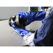 Load image into Gallery viewer, PVC Oil-resistant Gloves wth Armcover  657-LL  Binistar
