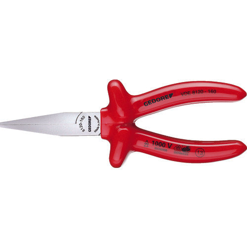 Insulated Flat Nose Plier  6715330  GEDORE