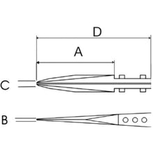 Load image into Gallery viewer, ESD Ceramic Replaceable Tip Tweezers  72ZJ.SA.0.IT  idealtek
