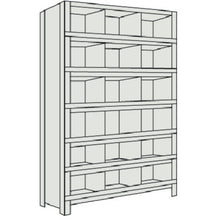 Load image into Gallery viewer, Light-Duty Shelving c/w Shelf Divider(Height:2100mm)  73V-57  TRUSCO
