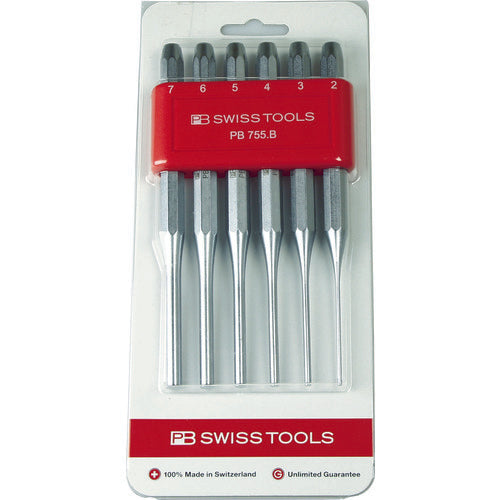 Parallel Pin Punches Set Octagonal  755BCN  PB SWISS TOOLS