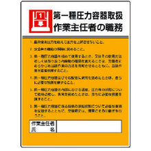 Load image into Gallery viewer, Duties of Work Chief Person Sign  808-07  UNIT
