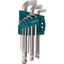 Load image into Gallery viewer, Ball Point Wrench Stubby for Tightening (Short Type) 9-pc set  8209BP-S  VESSEL
