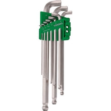 Load image into Gallery viewer, Ball Point Wrench Stubby for Tightening 9-pc set  8209BP  VESSEL
