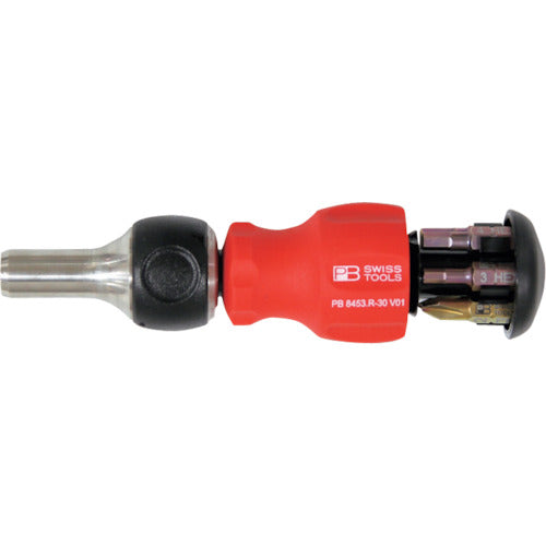 Insider Stubby W/Ratchet  8453R-30V01  PB SWISS TOOLS