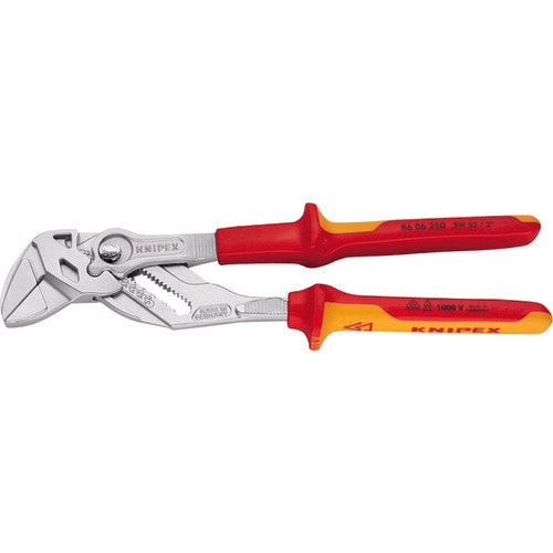 Insulated Plier Wrench  8606-250  KNIPEX