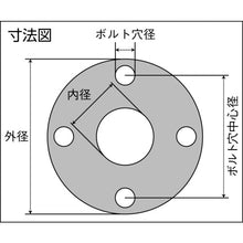 Load image into Gallery viewer, NAFLON PTFE Cut Gasket  9007-5K-15A-1.5T-FF  NICHIASU
