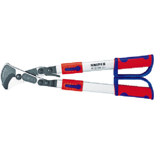 Ratchet Cable Shear with Telescopic Handles  9532-038  KNIPEX